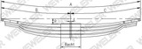 ACHTERVEER 4 BLADS ACTROS MP2-MP3-ATEGO II-AXOR II